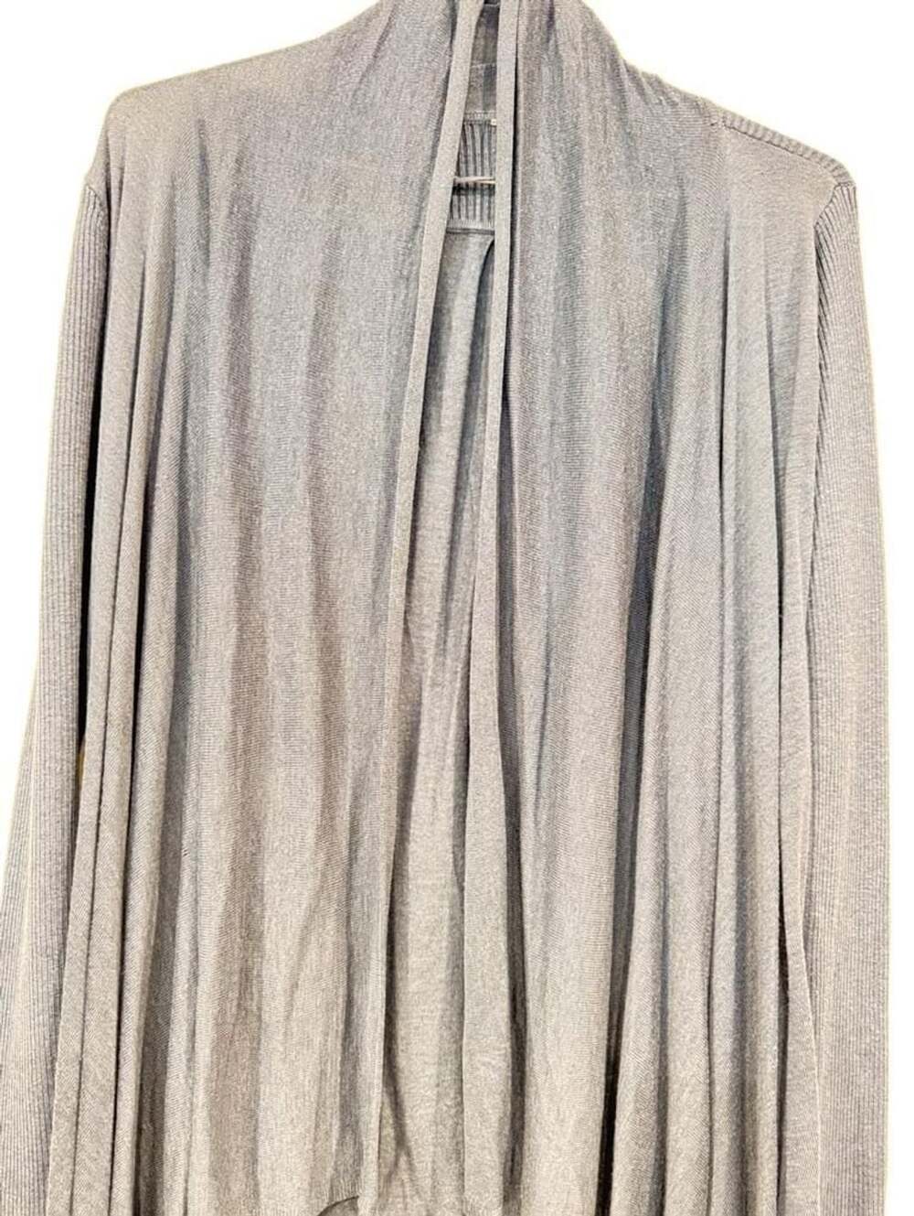 Lululemon Wrap Cardigan Blue Long Sleeve Thumbholes Open Front